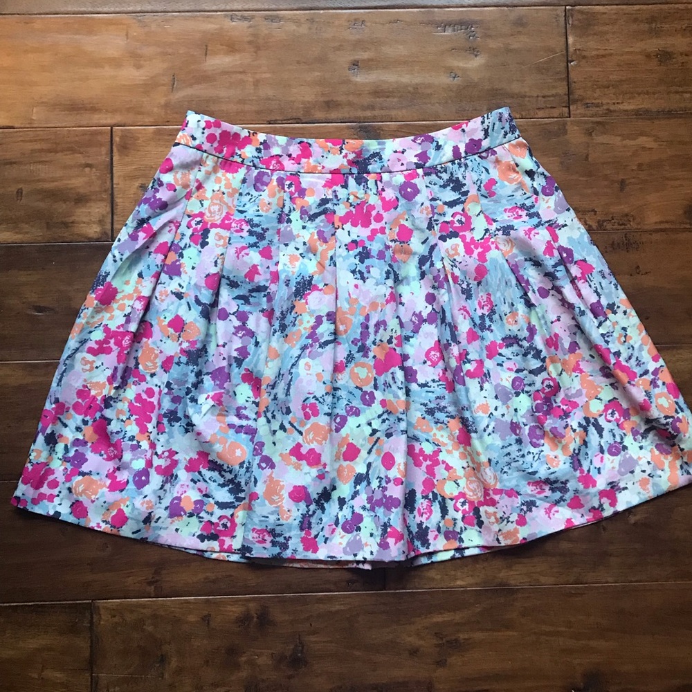 Jcrew Floral Printed Skirt